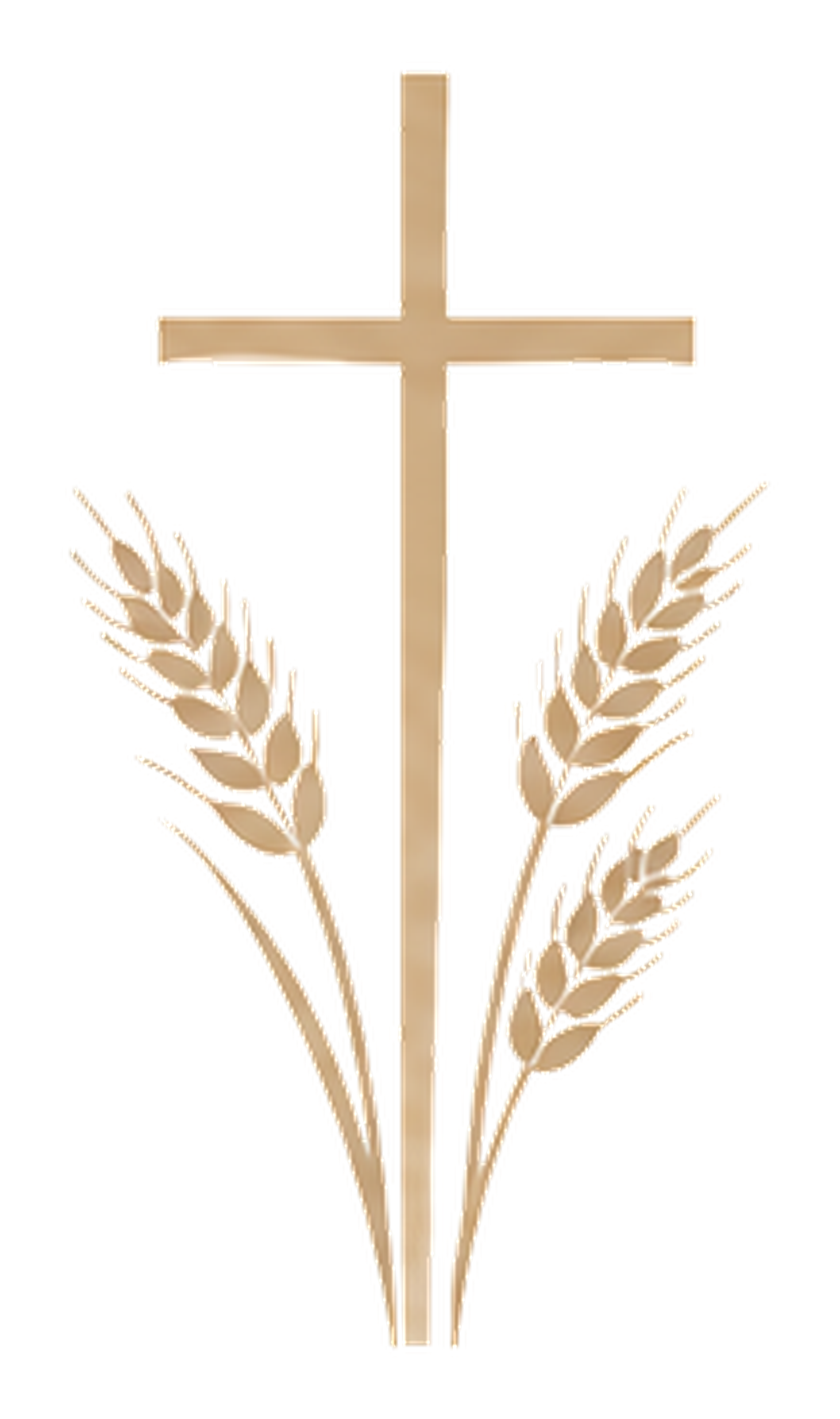 Subtle Truth original cross and wheat emblem